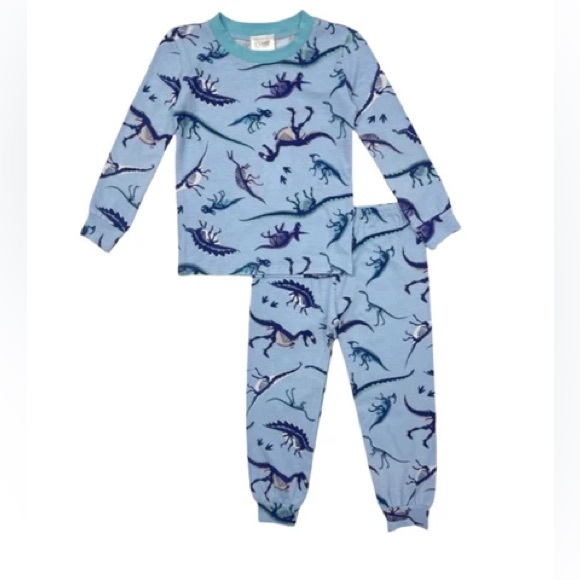 ESME fossil Dino Print Kids long sleeve Pajamas - 24 months - Picture 1 of 4
